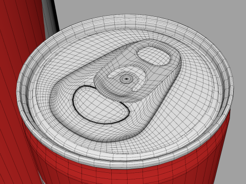 Cans - Classic Standard Sleek and Mini 3D Model