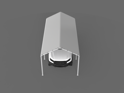 Car Tent 3x6 Meters 3D Модель