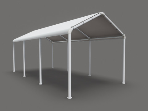 Car Tent 3x6 Meters 3D Модель