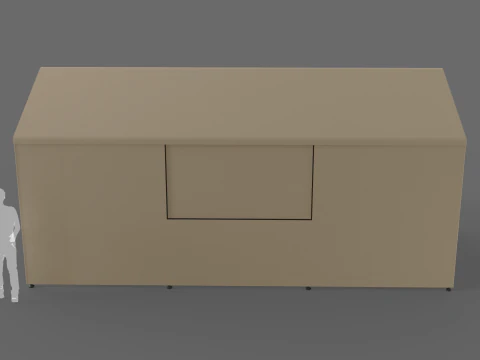 Car Tent Garage 3D Model