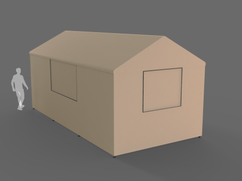 Car Tent Garage Model 3D