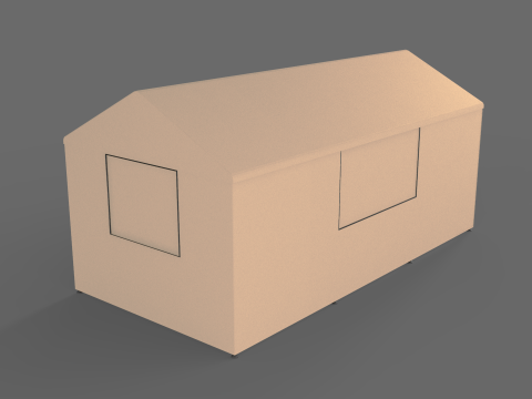 Car Tent Garage Model 3D