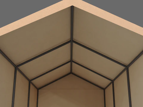 Car Tent Garage 3D Model