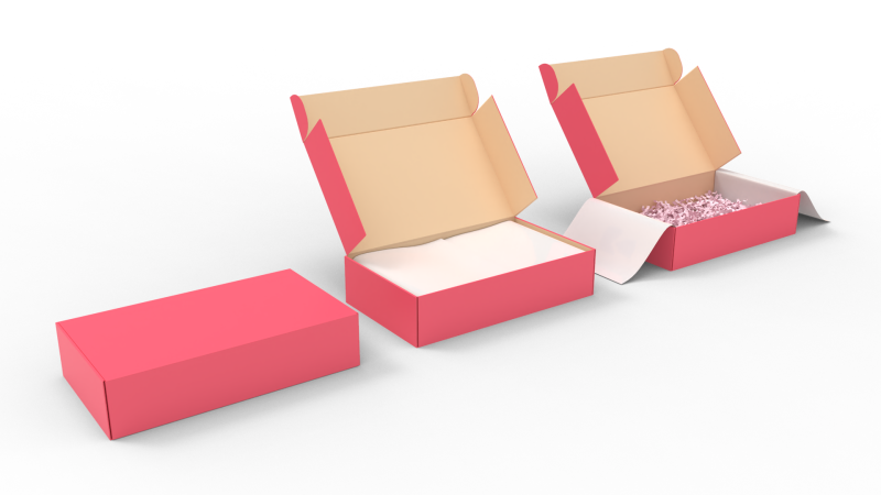 Cardboard Box Modello 3D .c4d .max .obj .3ds .fbx .stl .blend