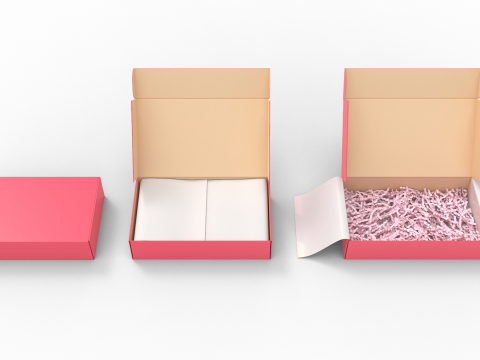 Cardboard Box Modello 3D