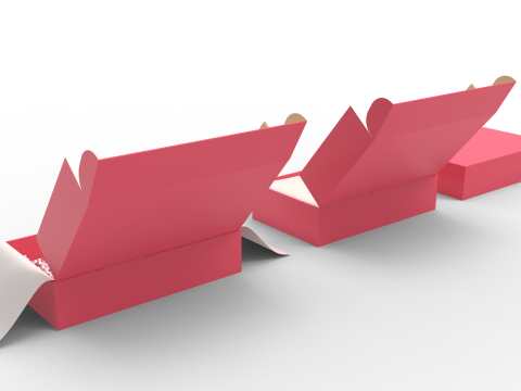 Cardboard Box Modello 3D