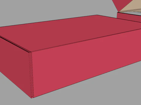 Cardboard Box 3D Model