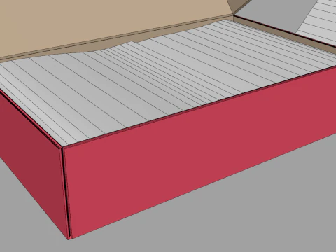 Cardboard Box 3D Model