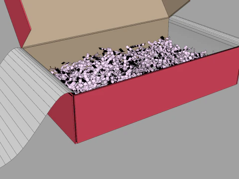 Cardboard Box 3D Model