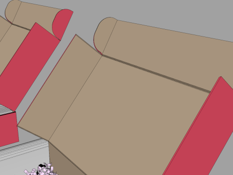 Cardboard Box Modello 3D