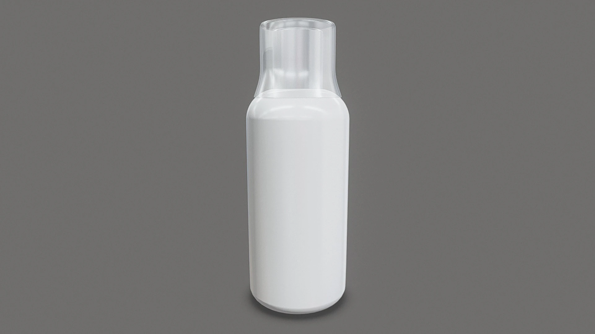 Catalyst - Small Plastic Bottle 3D Model .c4d .max .obj .3ds .fbx .stl .blend 