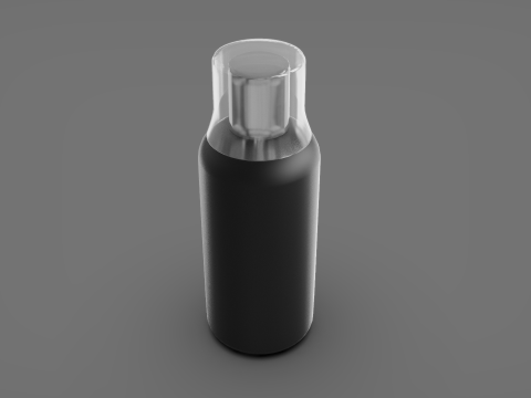 Catalyst - Small Plastic Bottle Model 3D