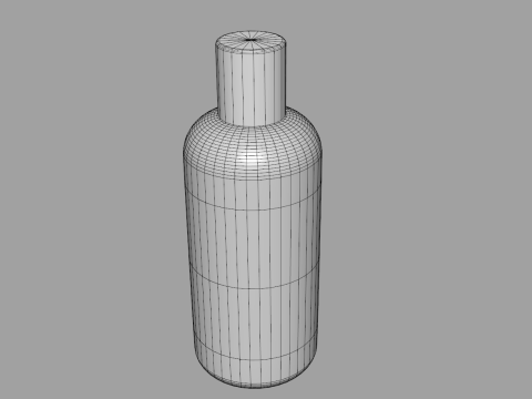 Catalyst - Small Plastic Bottle Model 3D