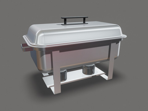 Chafing Dish Buffet Warmer - Catering Pan 3D Модель