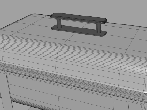 Chafing Dish Buffet Warmer - Catering Pan 3D Model