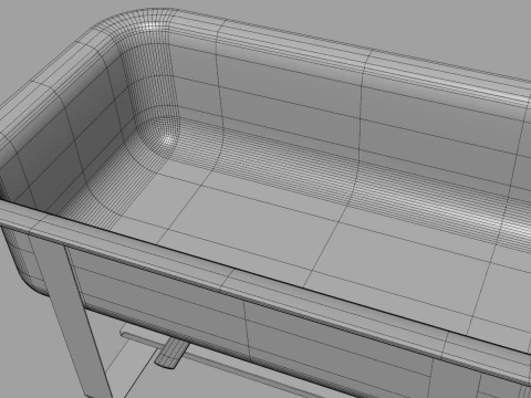 Chafing Dish Buffet Warmer - Catering Pan 3D Model