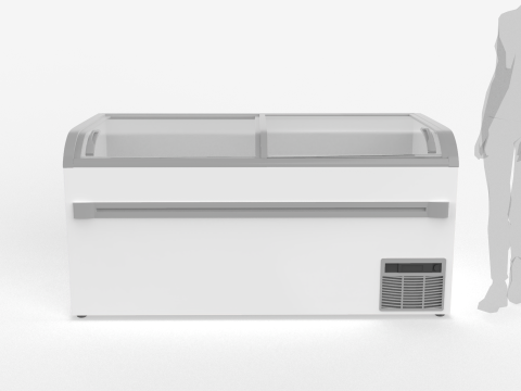 Chest Freezer Modello 3D