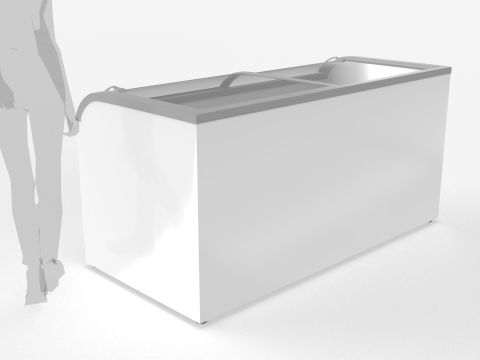 Chest Freezer Modello 3D