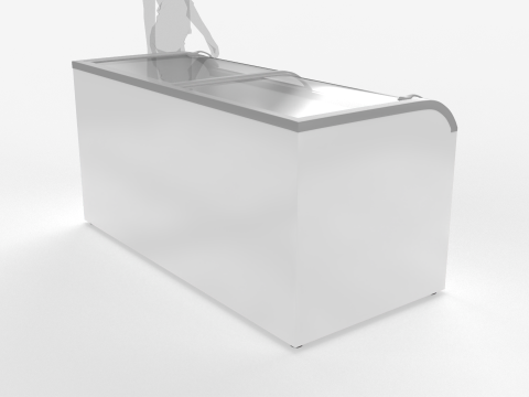 Chest Freezer Modello 3D