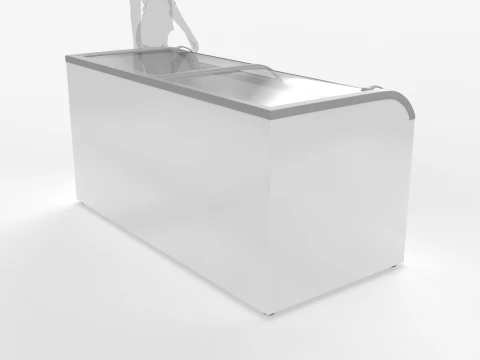 Chest Freezer 3D Model