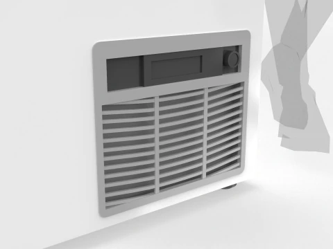 Chest Freezer 3D Model