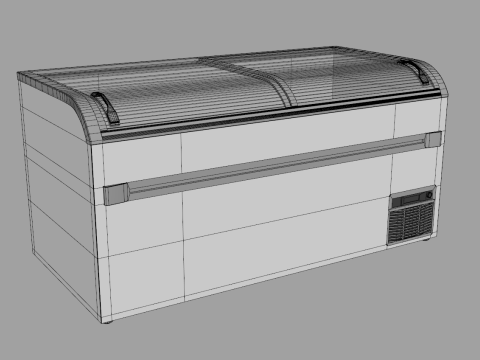 Chest Freezer Modello 3D
