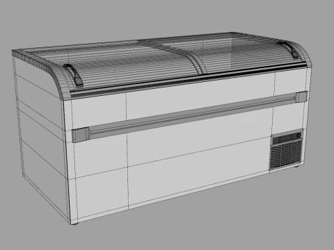 Chest Freezer 3D Model