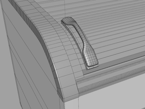 Chest Freezer Modello 3D