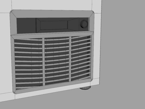 Chest Freezer 3D Model