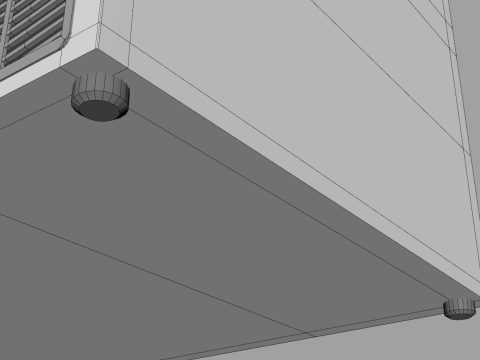 Chest Freezer Modello 3D