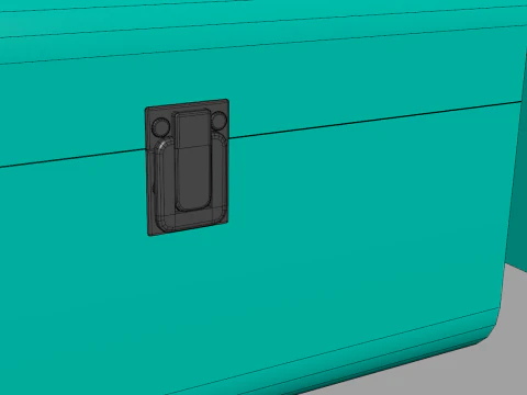 Children Cardboard Chest Suitcase 3D Model
