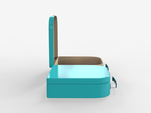 Children Cardboard Suitcase 3D Model
