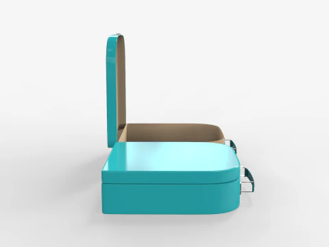 Children Cardboard Suitcase 3D Model