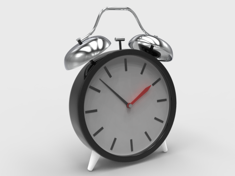 Classic Alarm Clock 3D मॉडल