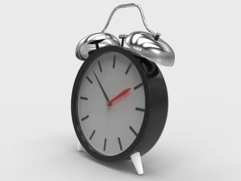 Despertador Cl&aacute;ssico Modelo 3D