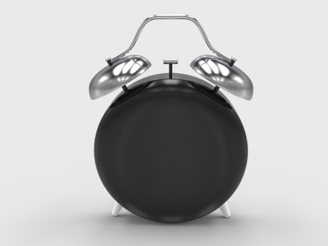 Classic Alarm Clock 3D मॉडल
