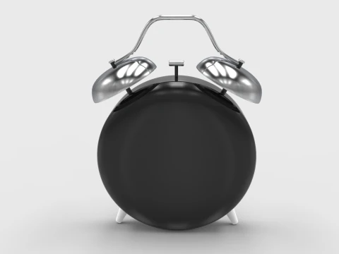 Despertador Cl&aacute;ssico Modelo 3D