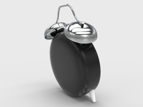 Classic Alarm Clock 3D मॉडल