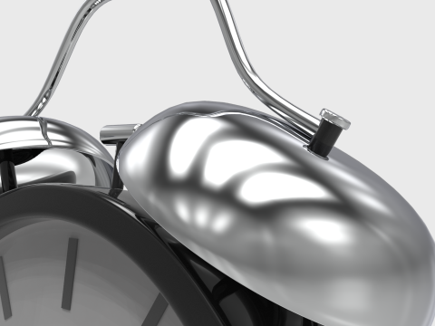 Classic Alarm Clock 3D मॉडल