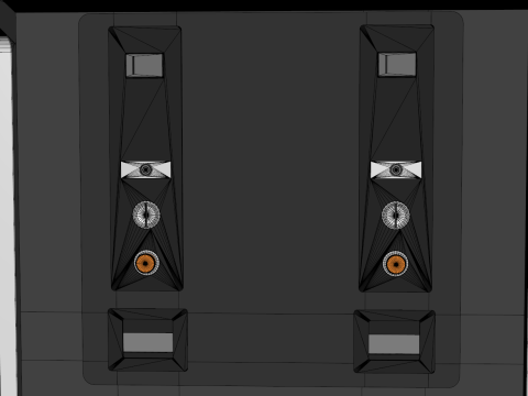 Classic Arcade Machine Cabinet Modello 3D