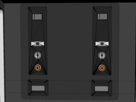 Classic Arcade Machine Cabinet 3D Model