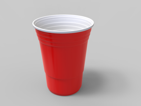 经典红杯 3D 模型