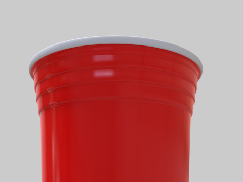 经典红杯 3D 模型