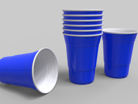 经典红杯 3D 模型