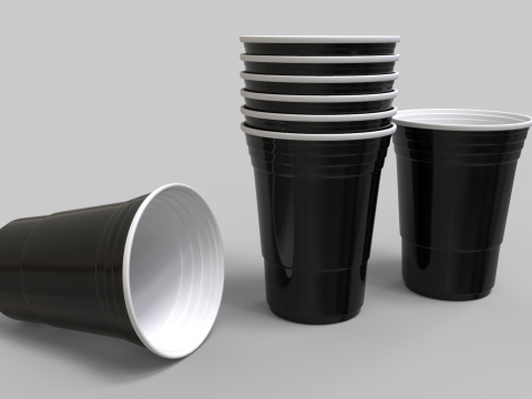 经典红杯 3D 模型