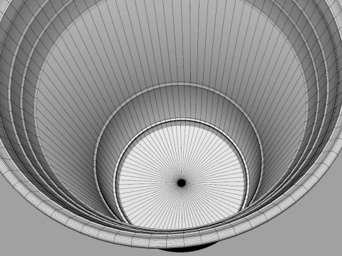 Классический красный кубок 3D Модель