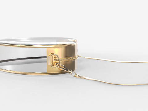 Clear Heart Shaped Bag 3D Model