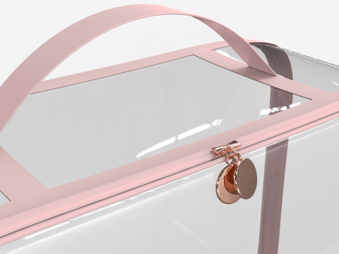 Clear Purse Bag Modello 3D