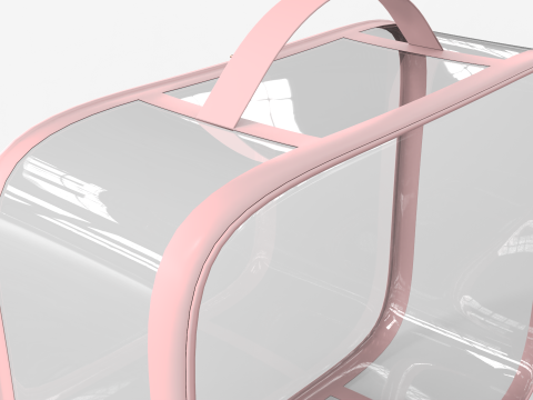 Clear Purse Bag Modello 3D