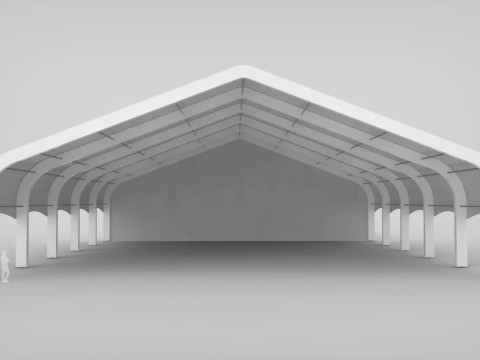 Clearspan Tent 3D Model